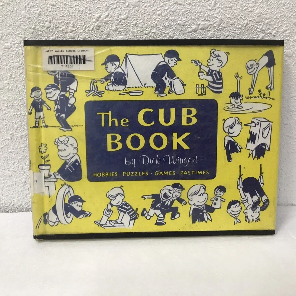 The Cub Book Dick Wingert Vtg 1967 Childrens HC Book
